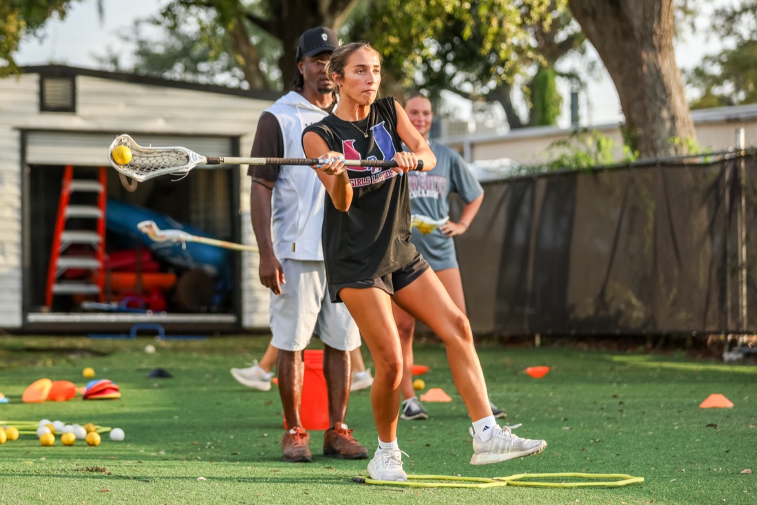 Lacrosse training session at BCP Lacrosse — Tampa Bay