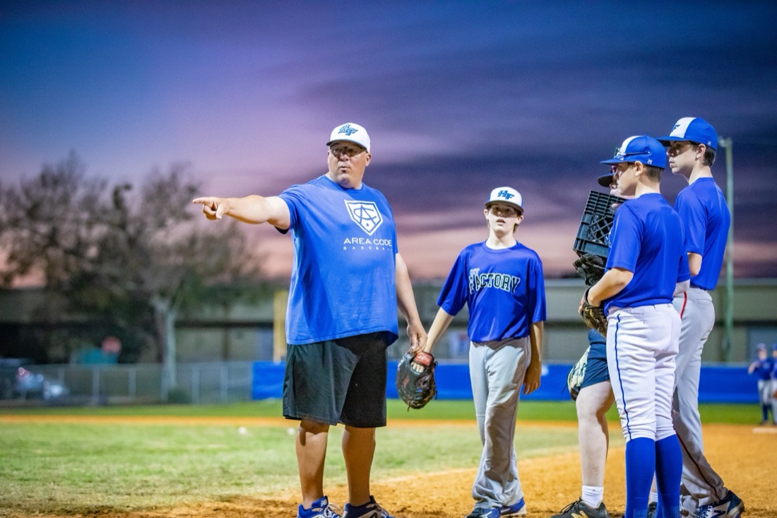 Baseball training session at Hit Factory — Tampa Bay