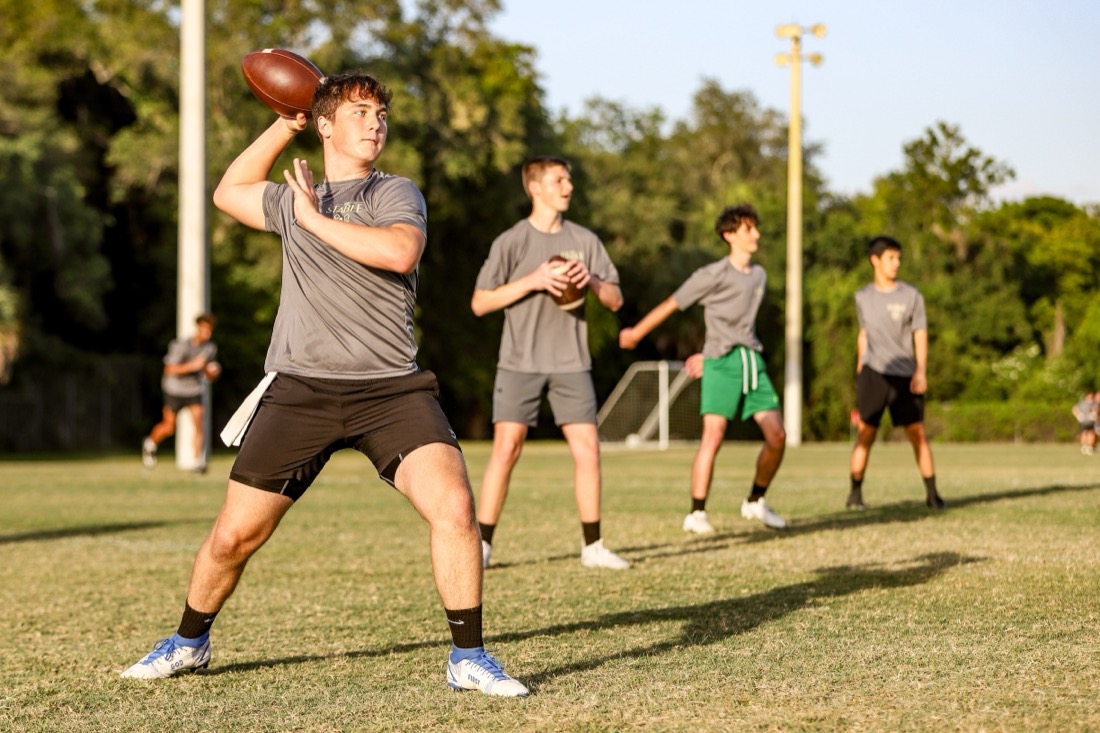 Quarterback training session at The QB Stable — Tampa Bay