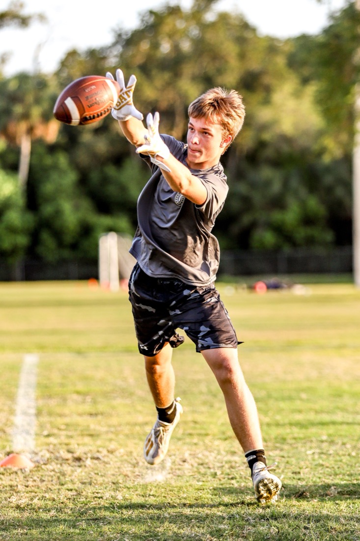 Quarterback training session at The QB Stable — Tampa Bay