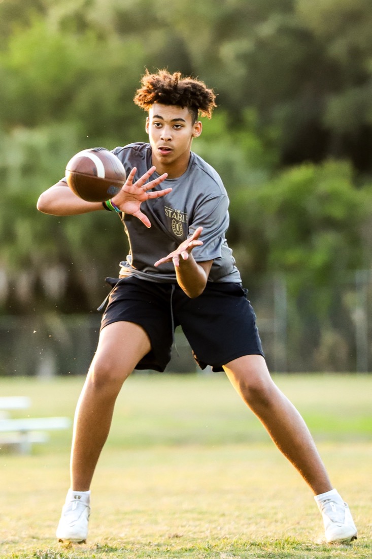 Quarterback training session at The QB Stable — Tampa Bay
