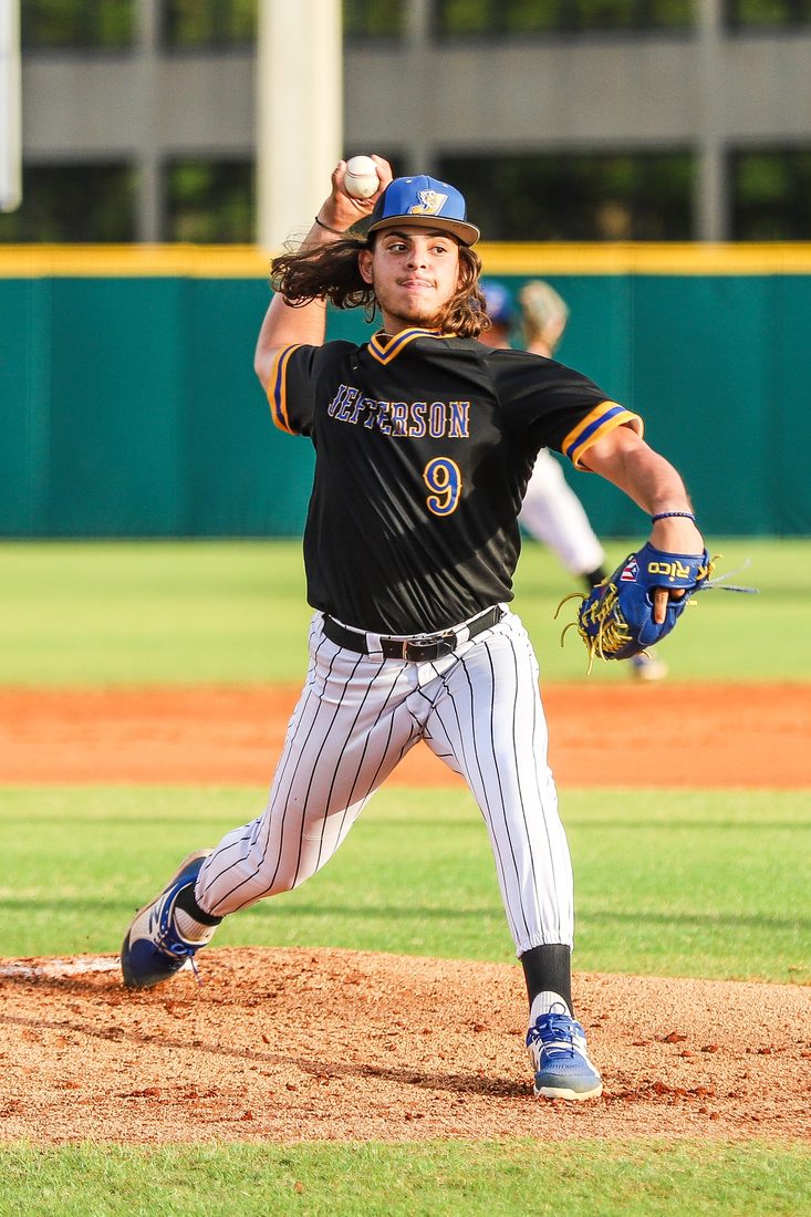 High school baseball game action — Tampa Bay