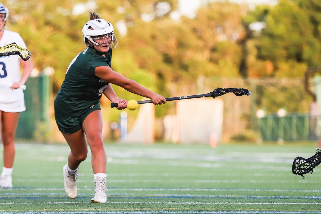 High school lacrosse game action — Tampa Bay