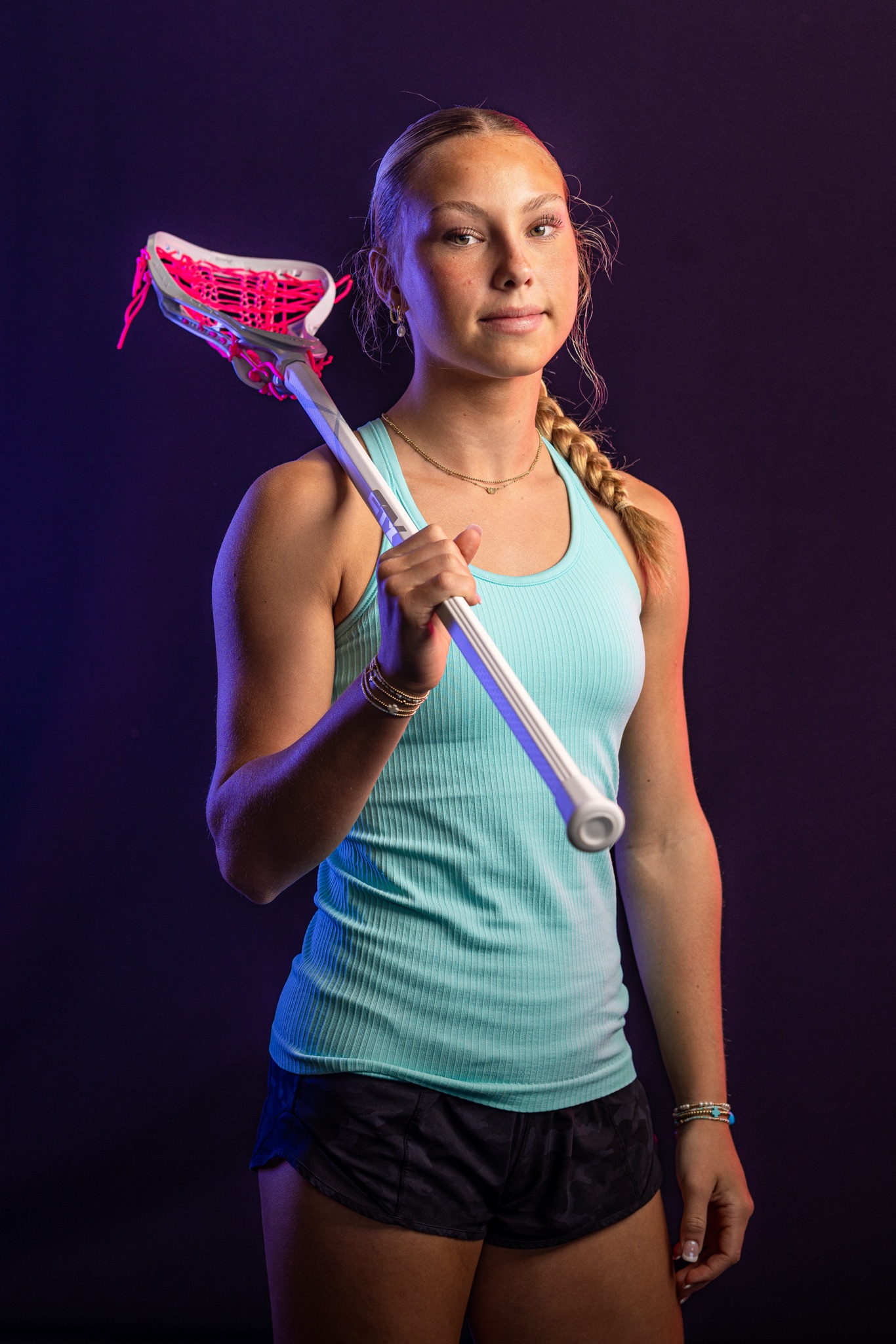 Lacrosse athlete portrait