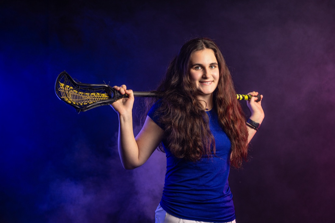 Lacrosse athlete portrait
