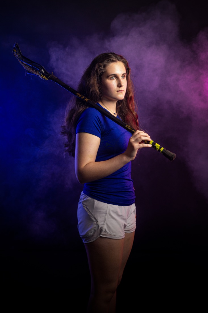 Lacrosse athlete portrait