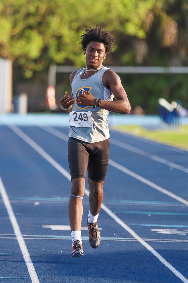 High school track and field action — Tampa Bay