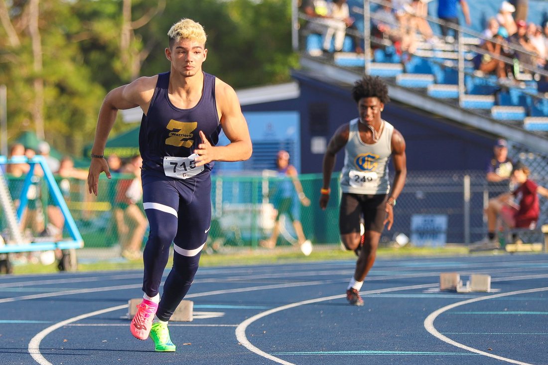 High school track and field action — Tampa Bay