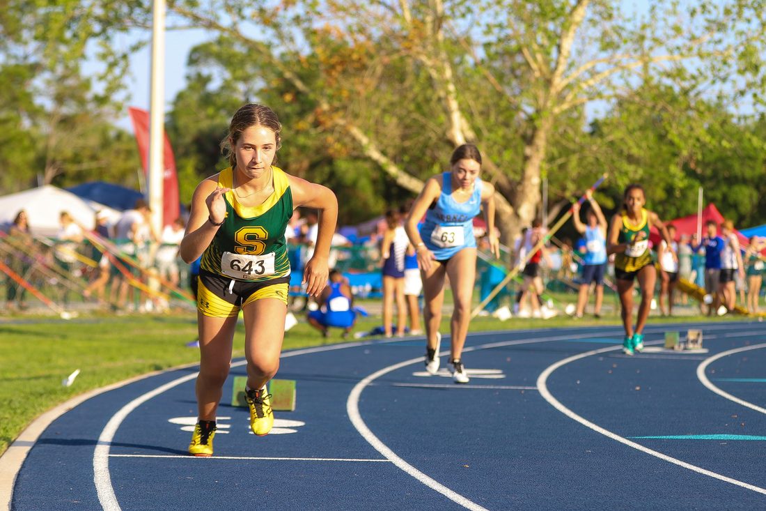 High school track and field action — Tampa Bay