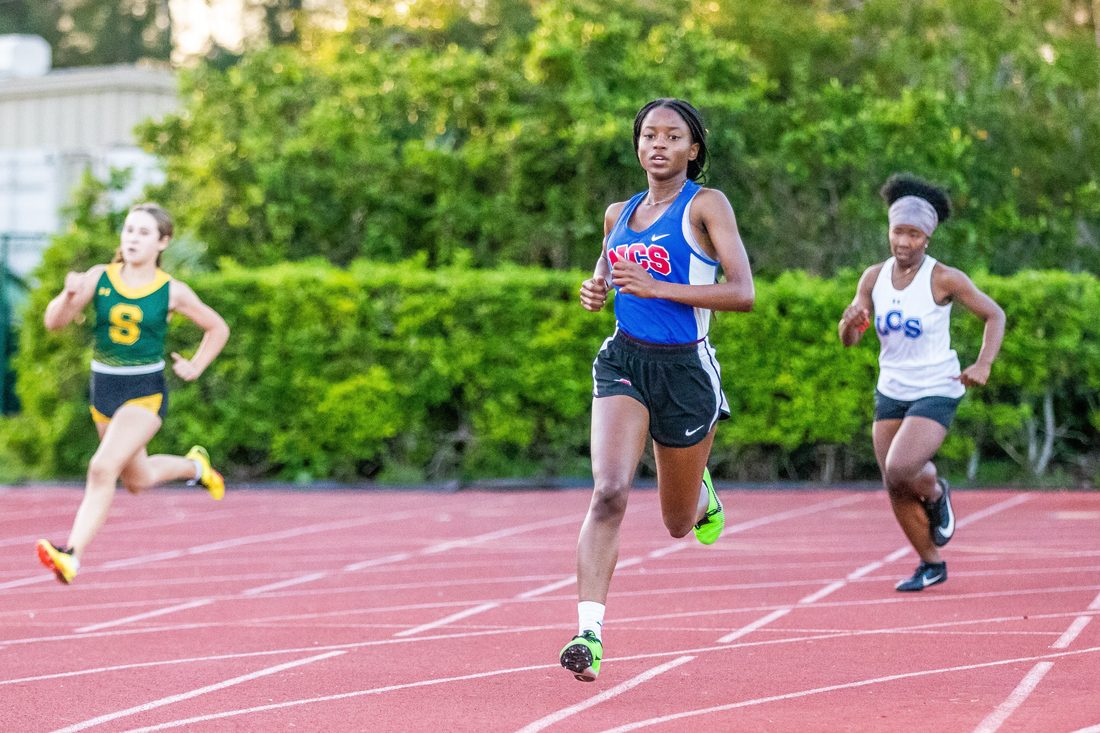 High school track and field action — Tampa Bay