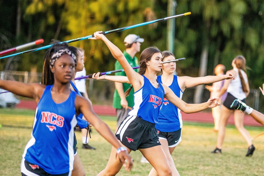 High school track and field action — Tampa Bay
