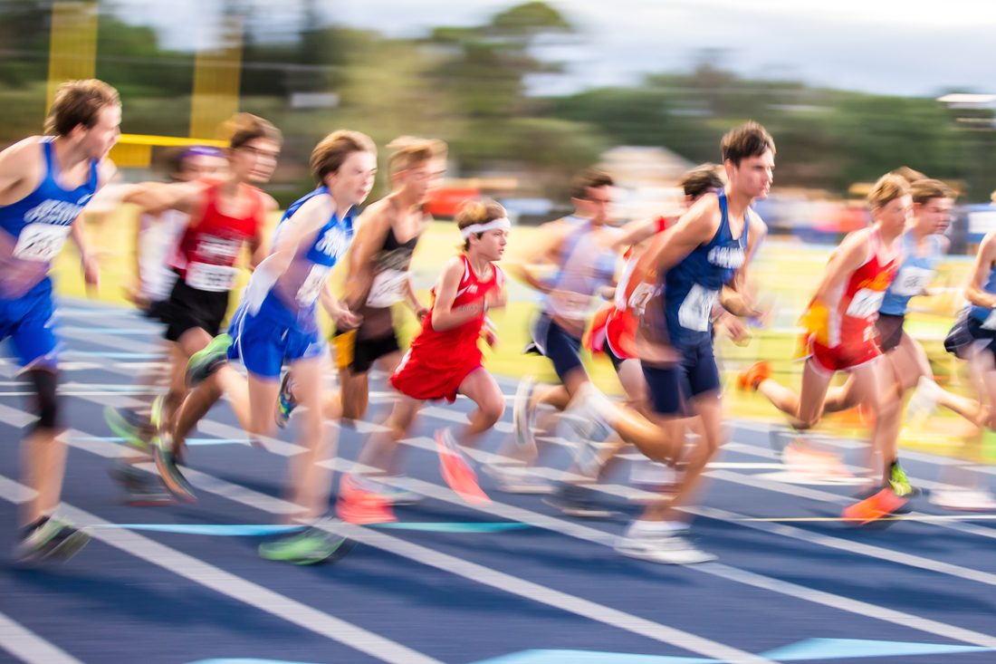 High school track and field action — Tampa Bay
