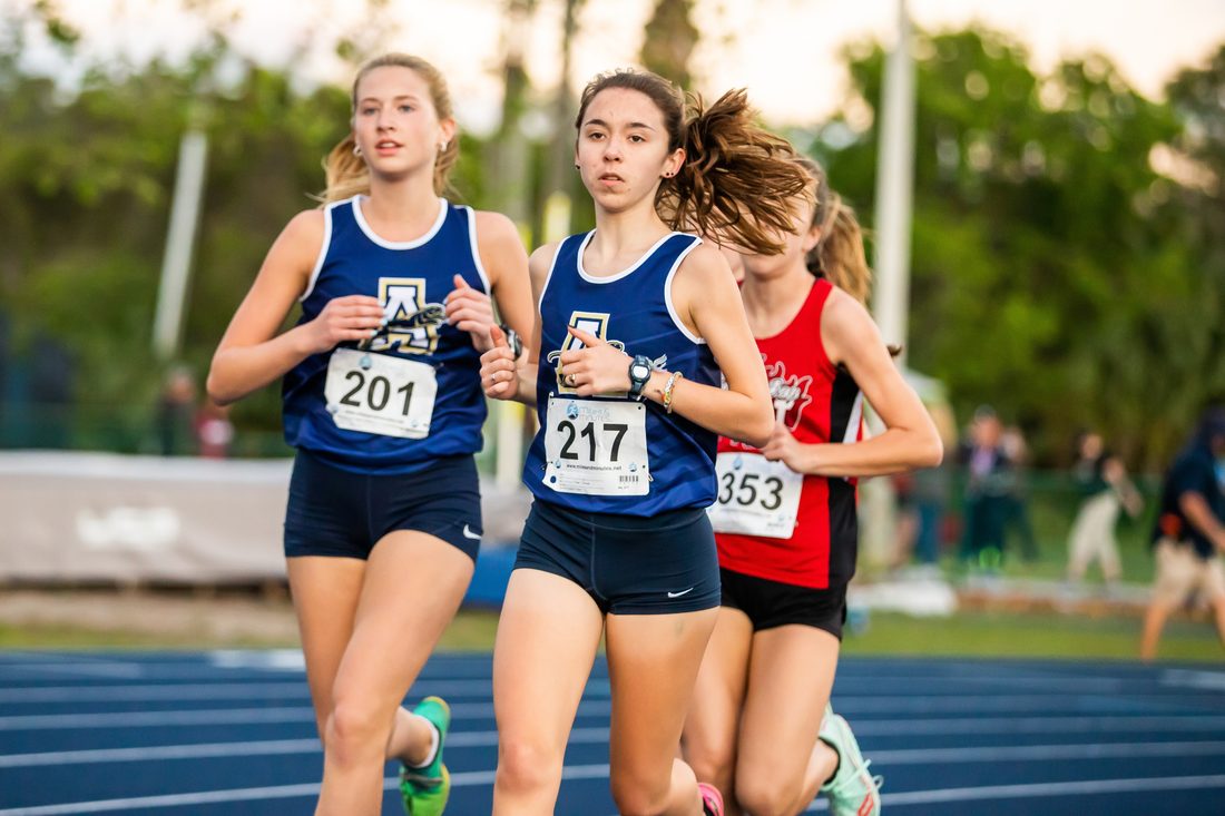 High school track and field action — Tampa Bay