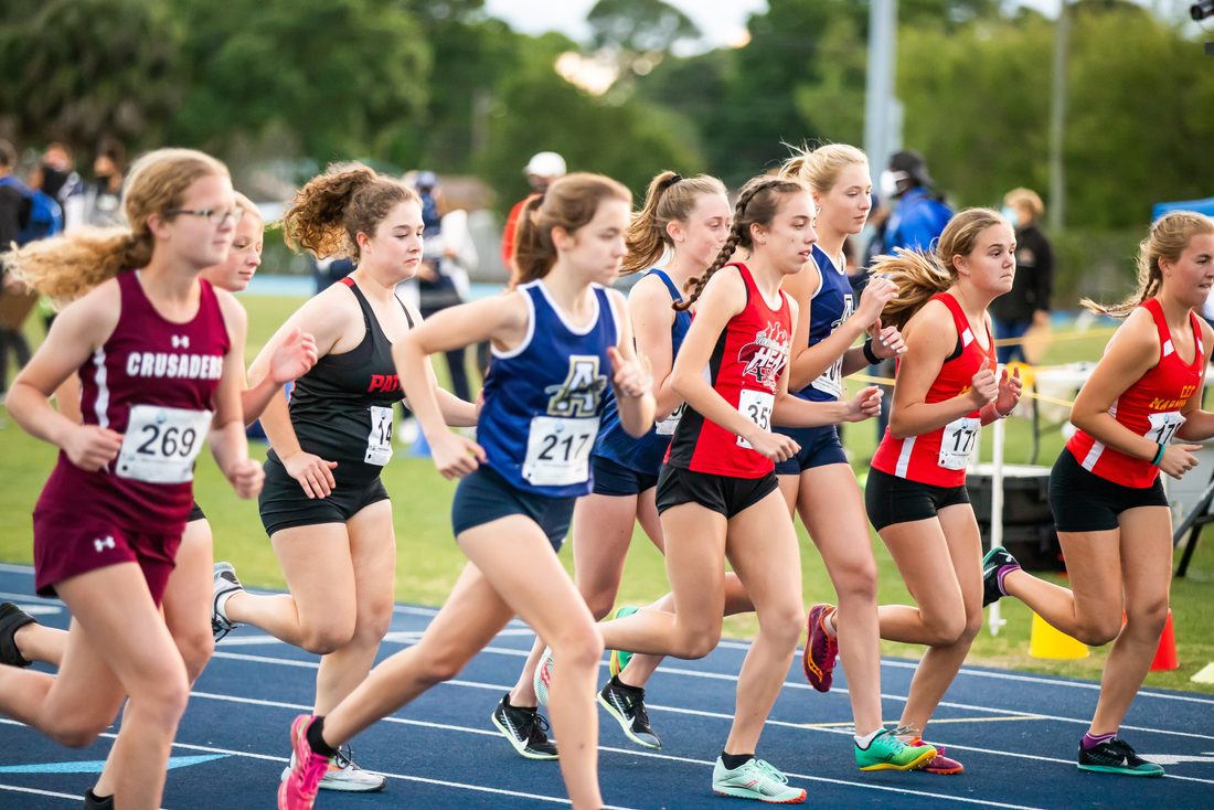 High school track and field action — Tampa Bay