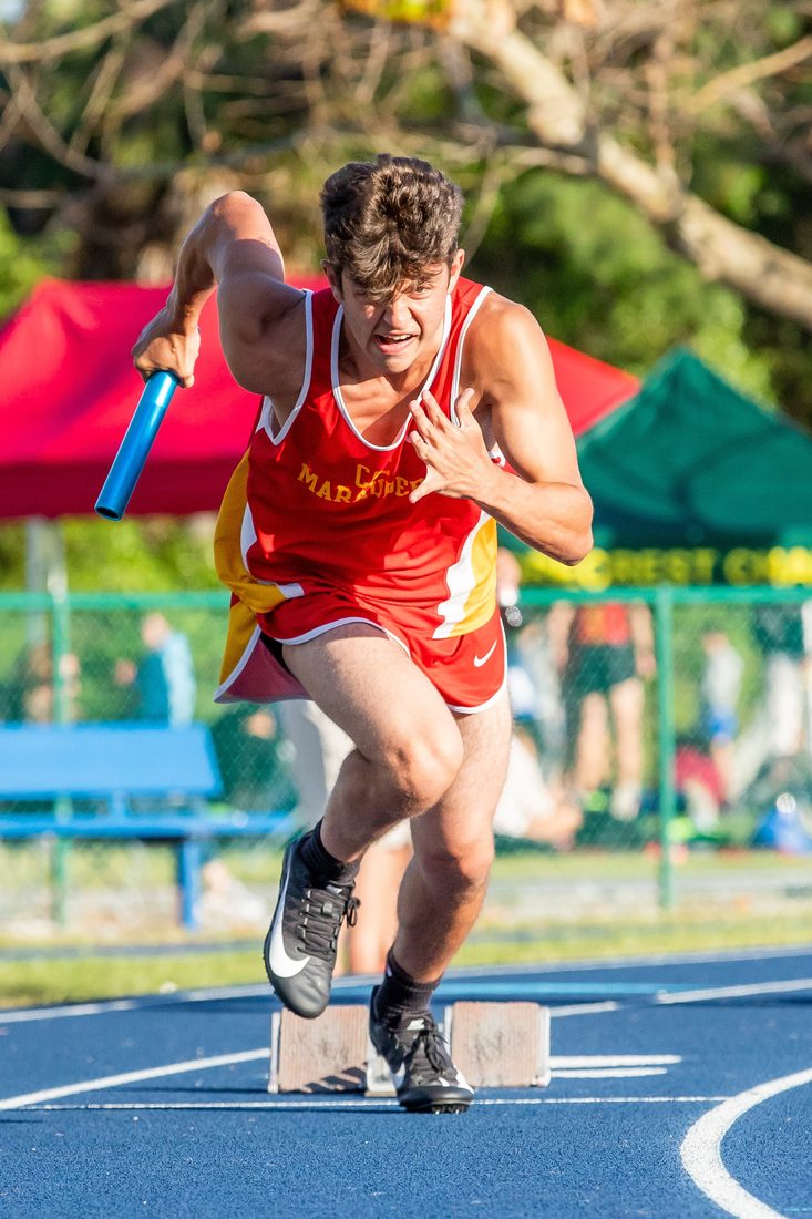 High school track and field action — Tampa Bay