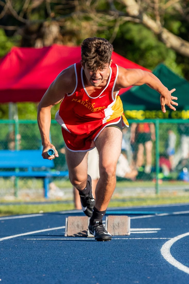 High school track and field action — Tampa Bay