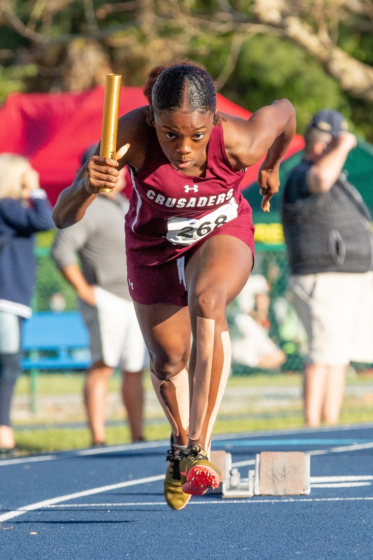High school track and field action — Tampa Bay